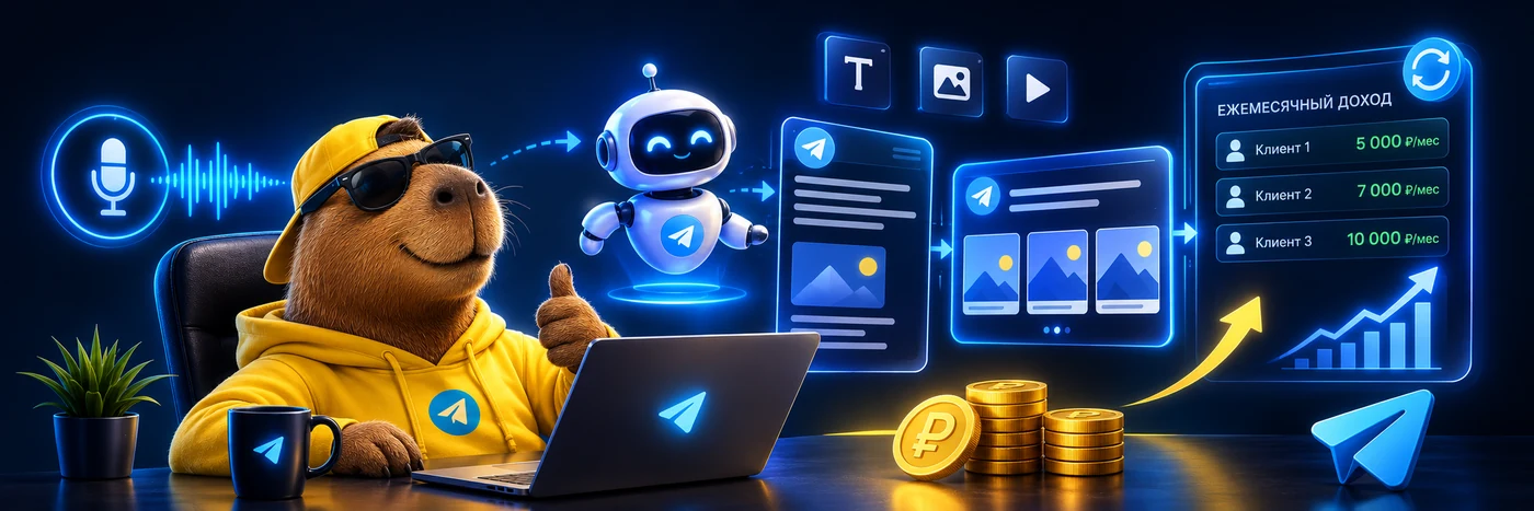 Telegram-бот, который делает контент